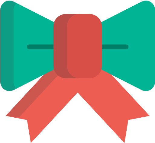 Bow - Ribbon Bow Flat Png (512x512)