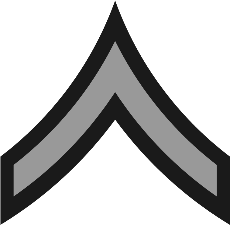 File - Rasoprimeraclaseen - Svg - Military Rank Private Second Class (808x768)
