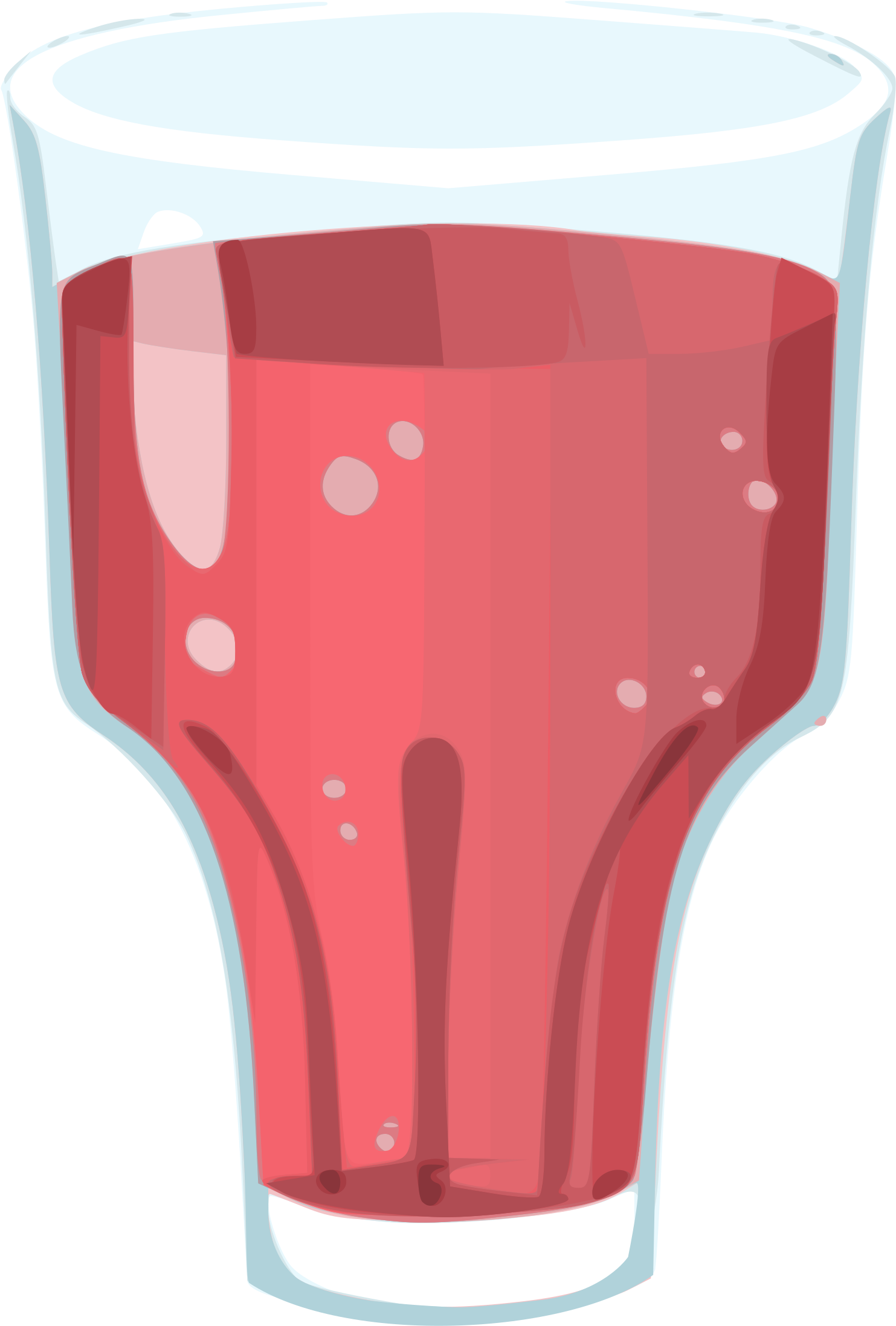 Fruity Juice Glitch - Zumo De Fresa Dibujo (1640x2400)