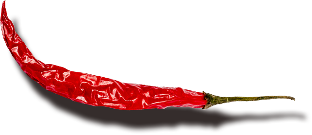Where To Findour Sauce - Dry Red Chilli Png (643x278)