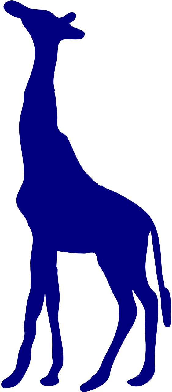 Giraffe Purple Silhouette Animal Png Image - Giraffe Silhouette (640x1280)
