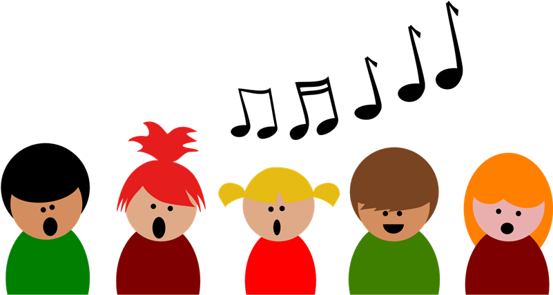 Clubs Amp Activities Choir Club - Children Singing Clip Art (800x501)