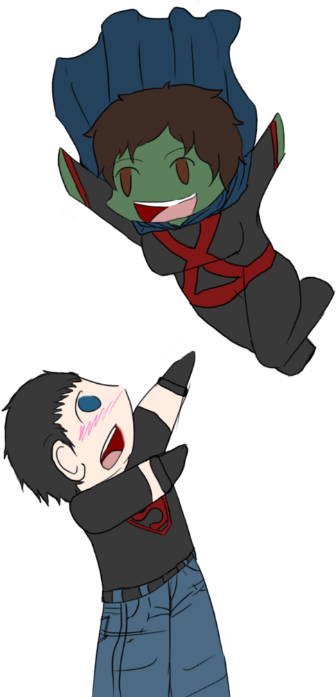 Superboy X Miss Martian By Jessalia - Superboy (738x1083)