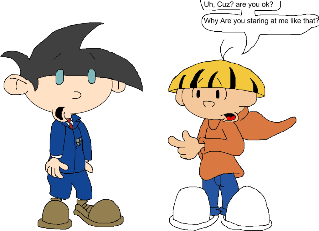 The Delightful Cousin By Shiftythedingoman - Cartoon (1045x764)