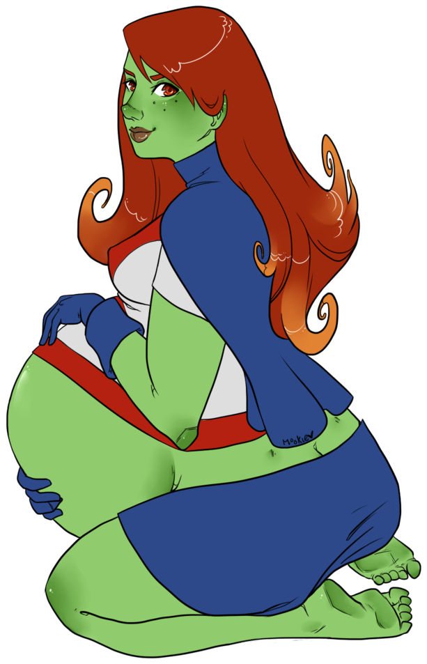 Commission By Mookierific - Superboy And Miss Martian Pregnant Fanfiction (750x1064)