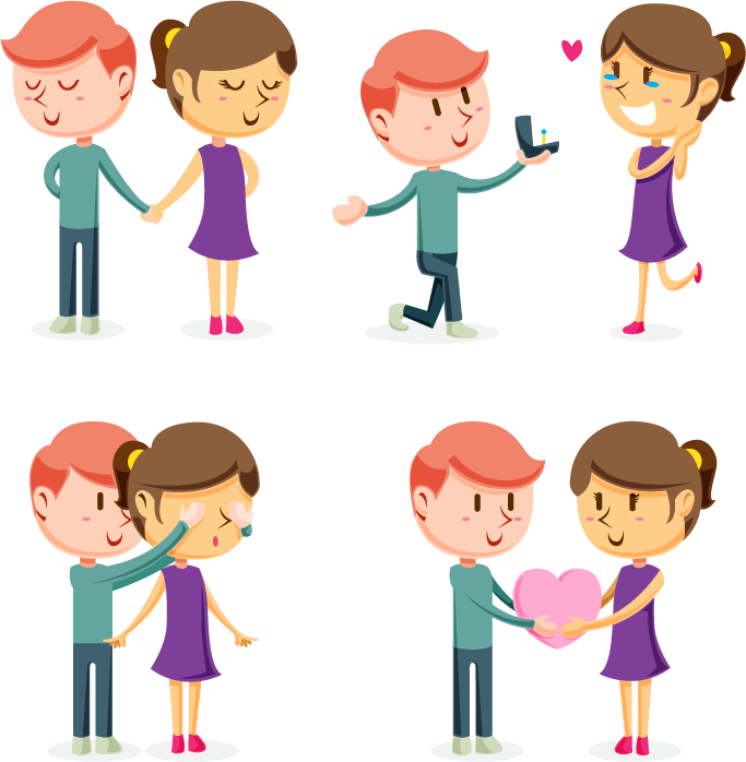 Love Propose Day Couple Marriage Proposal - Love (683x698)