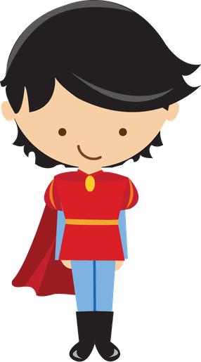 Princesas E Príncipes - King Boy Clipart (286x515)