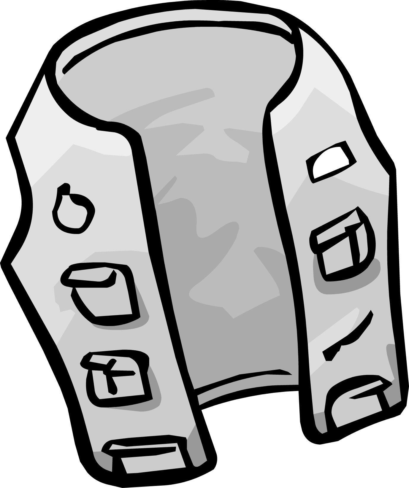 Fishing Vest - Club Penguin Vest (1378x1645)