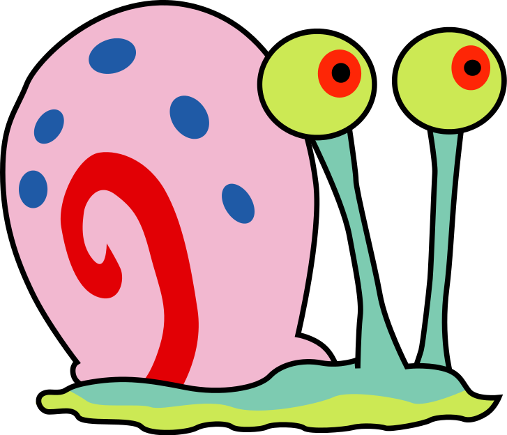 Gary The Snail Is One Of The Main Characters And Is - Gary Snail (727x624)