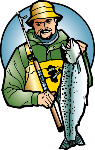 Fishing Fishermen - Zazzle Fischer-shirt T-shirt (318x500)