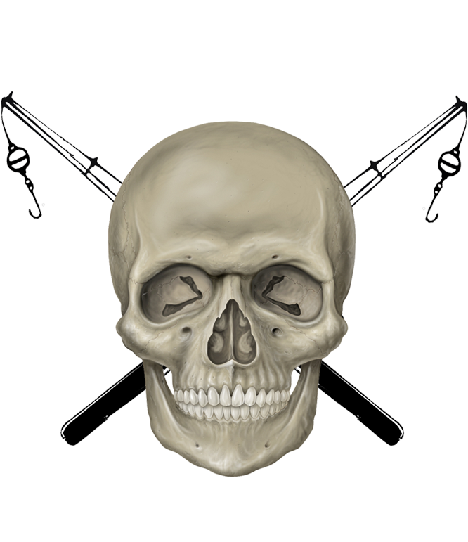 Lake Ontario Fishing Charters - Rutgers Cap And Skull (665x803)