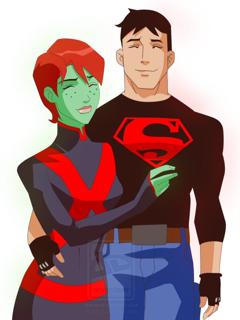 M'gann And Conner - Conner Y Megan (774x1031)