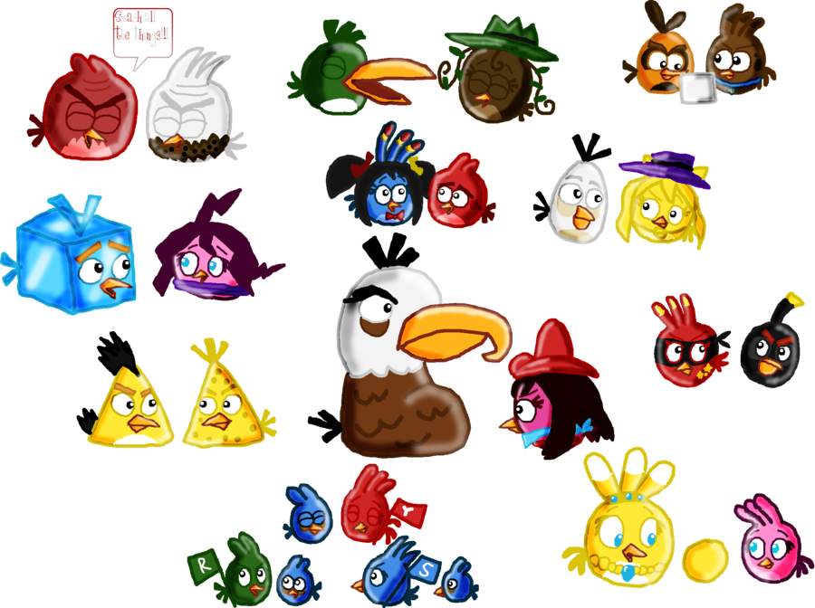 Noahandharoldsgirl 4 5 Angry Birds Meets Hanna-barbera - Angry Birds Space 2 (900x672)