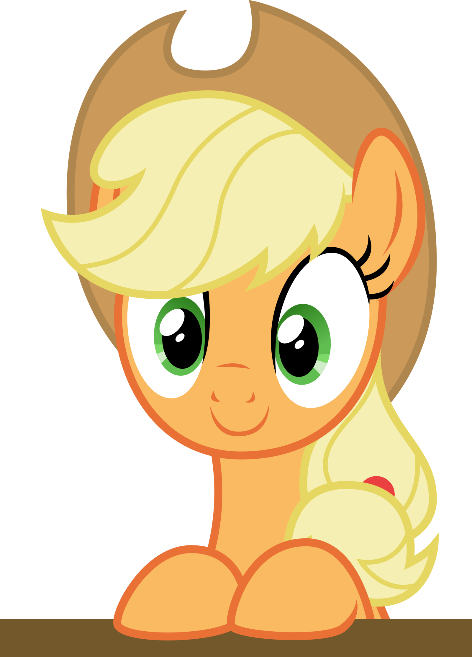 Become One With The Apple - Mlp Applejack (1600x2226)