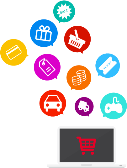 We Can Help You Sell Online With A Powerful Ecommerce - E-commerce (413x547)