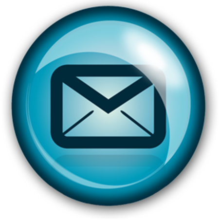 Mail Feel Free To Contact Us - Email Symbol For Email Signature (452x452)