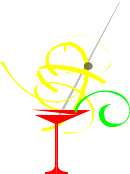 Martini Glass Clip Art - Martini Glass Clip Art (600x364)