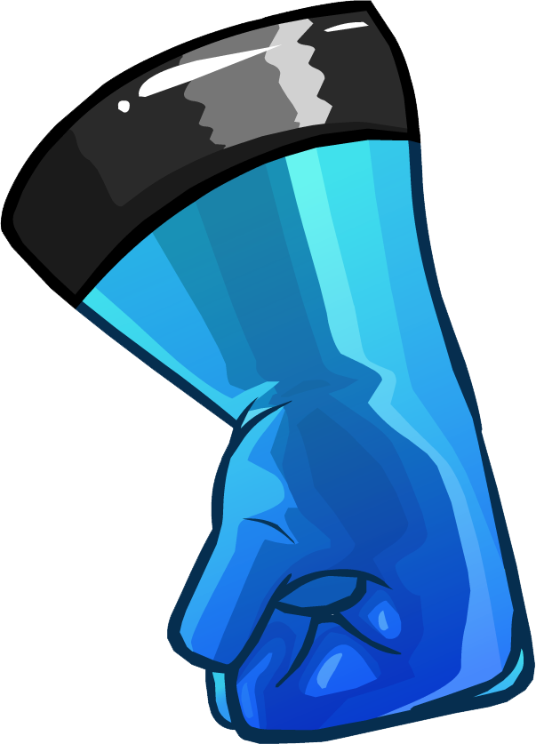 Club Penguin Daily Items - Club Penguin Gloves (603x837)