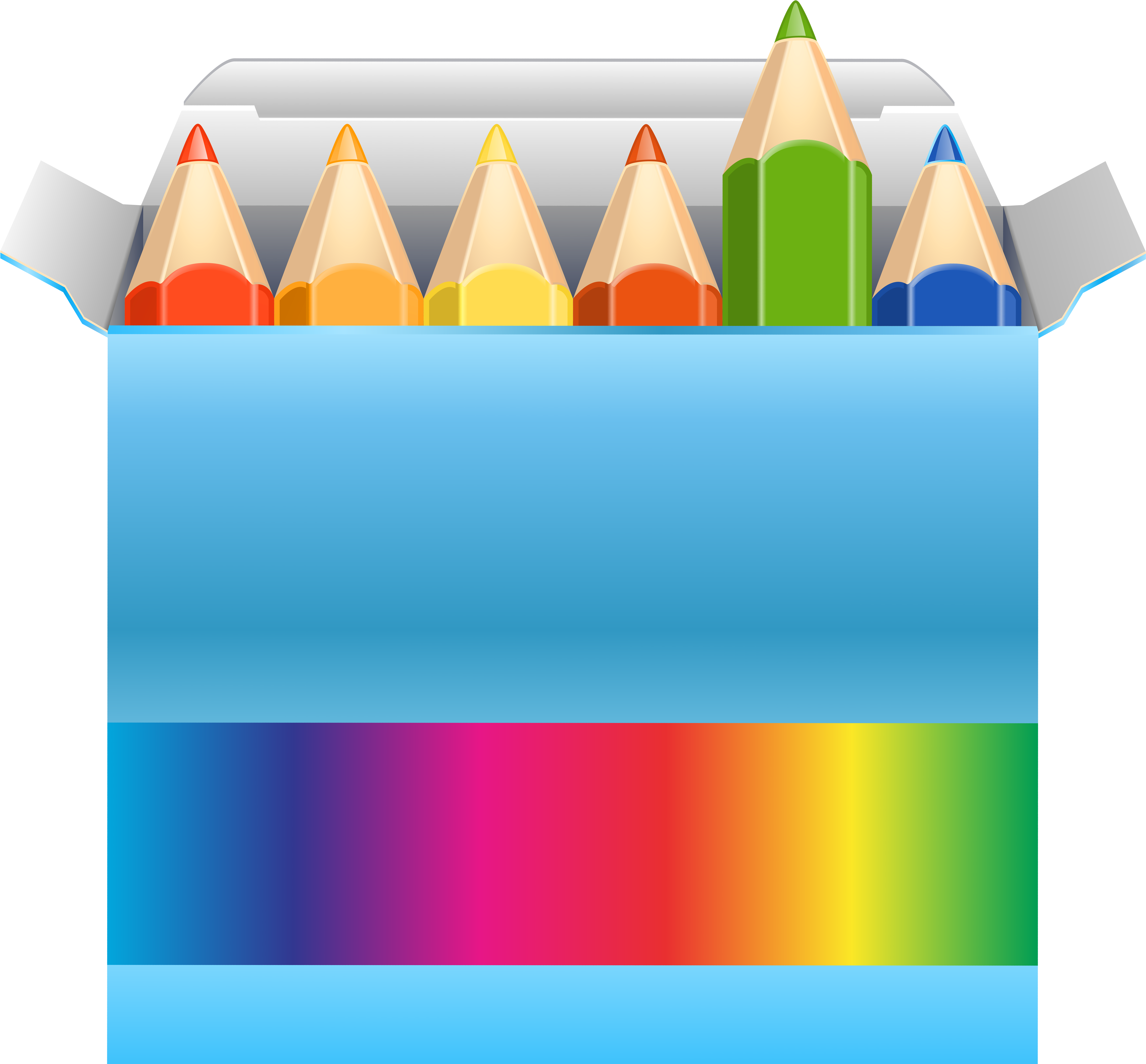 Colouring Pencils Png Clip Art - Colouring Pencils Png Clip Art (8000x7357)