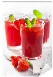 Strawberry Juice With Mint - Dessert (400x400)