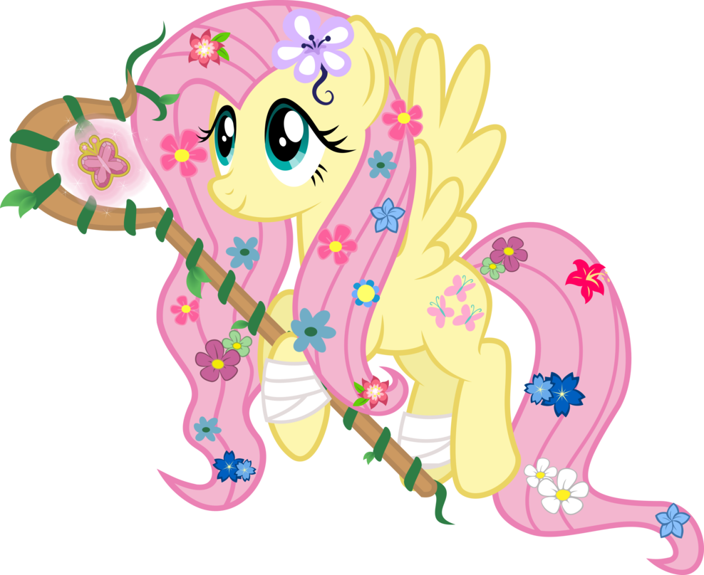 Fluttershy By Osipush - Fluttershy Arts Nature (988x808)