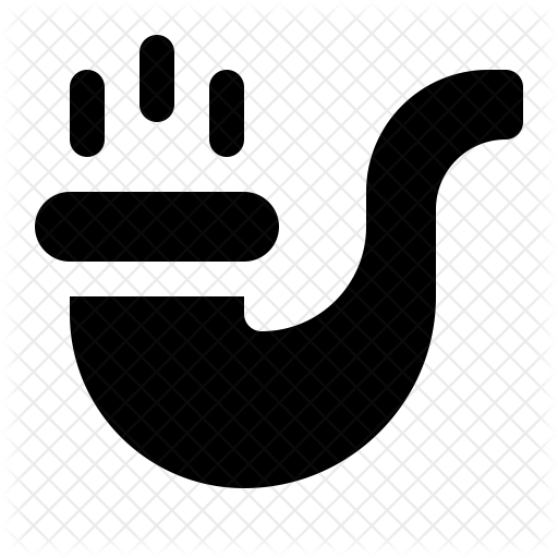 Smoking Pipe Icon - Illustration (512x512)