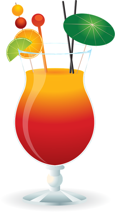 Juice Png 27, - Cocktail Drinks Clipart (391x720)