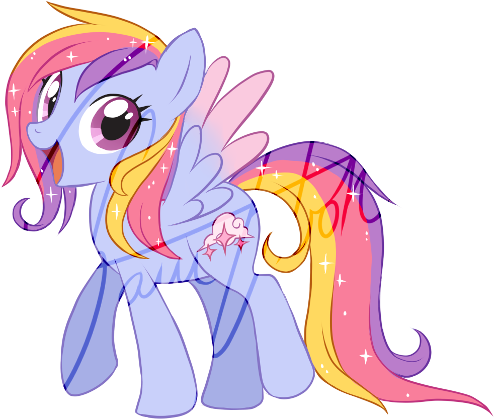 Glittering Cloud Official Reference By Centchi Glittering - Pony Glittering Cloud (1000x850)