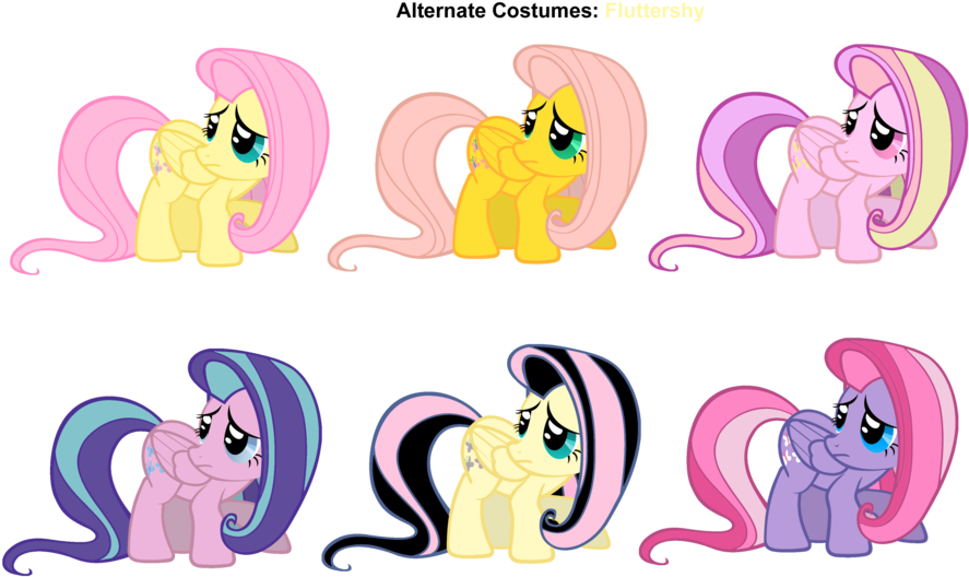 Fluttershy By Pika-robo - My Little Pony G1 Fluttershy (900x609)
