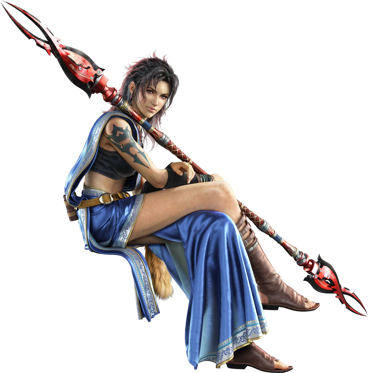 Fantasy Women Warrior Png Clipart - Fang Final Fantasy 13 (1550x1575)