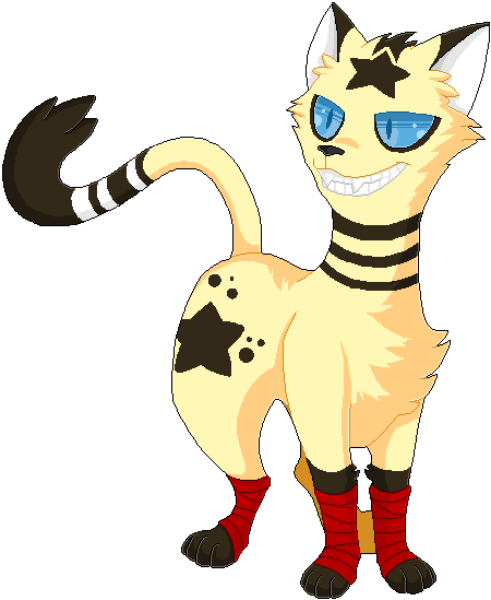 Too Good To Be A Warrior - Pixel Art Warrior Cats (512x566)