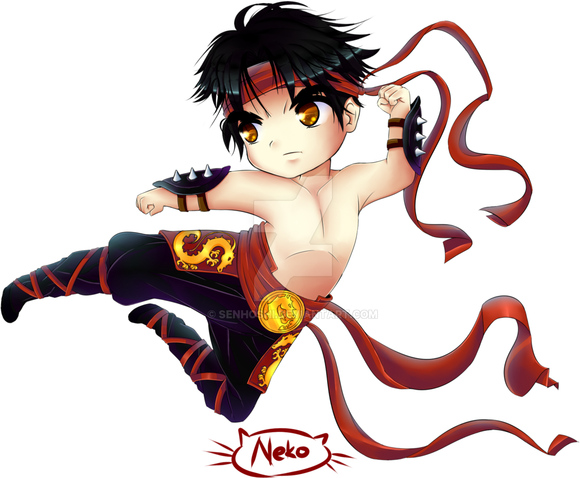 Wallaswells1 11 4 Liu Kang From Mortal Kombat By Senhoshi - Chibi Mortal Kombat X (1280x1088)