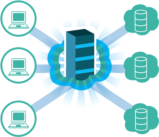 Converged Infrastructure - Illustration (542x461)