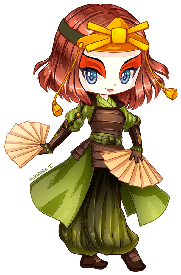 Woorkvaza 50 2 Suki Of Kyoshi Warriors By Nukababe - Illustration (800x1013)