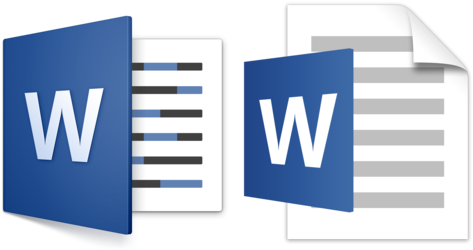Microsoft Word 2013 Logo - Microsoft Word Icon 2016 (500x250)