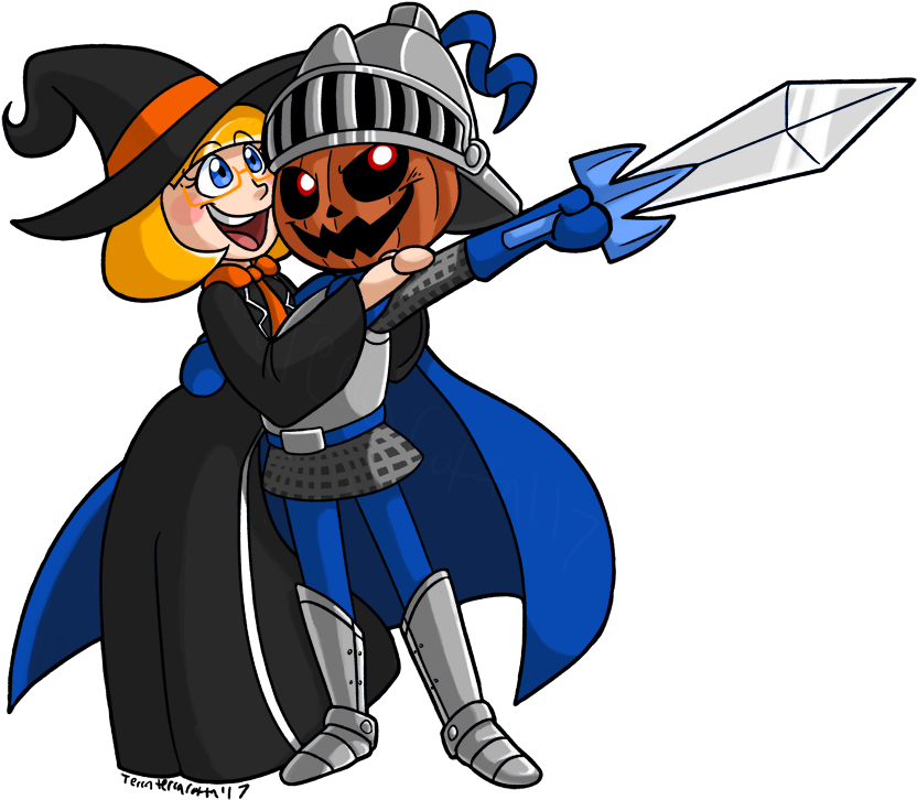 Mage And Warrior By Terraterracotta - Miitopia Fan Art (864x733)