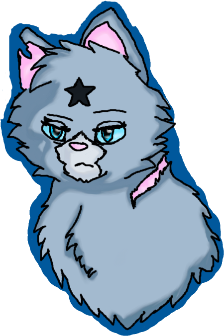 Bluestar- Warriors By Luisthecreepyshifter - Cat Yawns (1006x741)