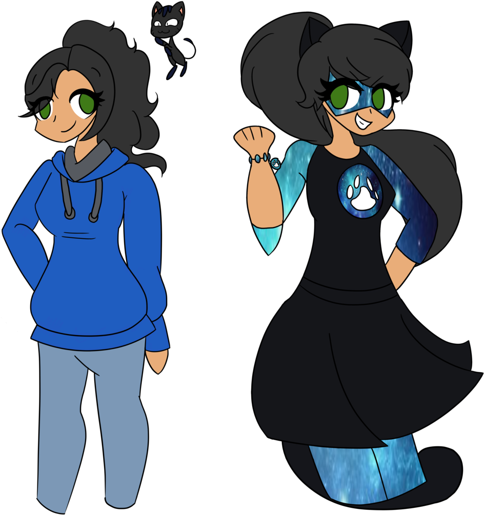 Miraculous Ladybug Oc Hellene/ Black Panther By Elainee - Miraculous Ladybug Black Panther (1024x1024)