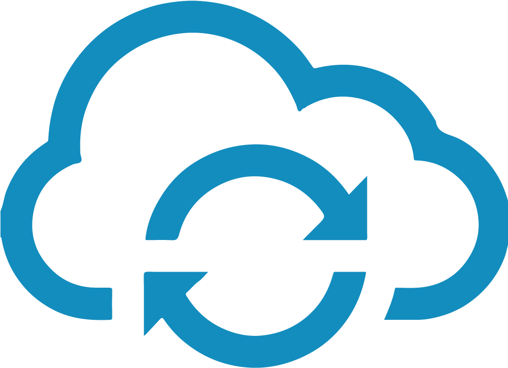 Icon - Cloud Sync Icon Png (1045x1058)