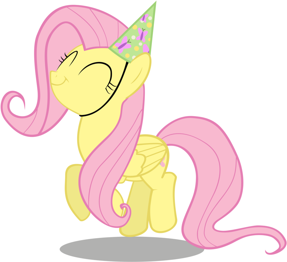 Party Hat No Background - My Little Pony Fluttershy Birthday (1024x1024)