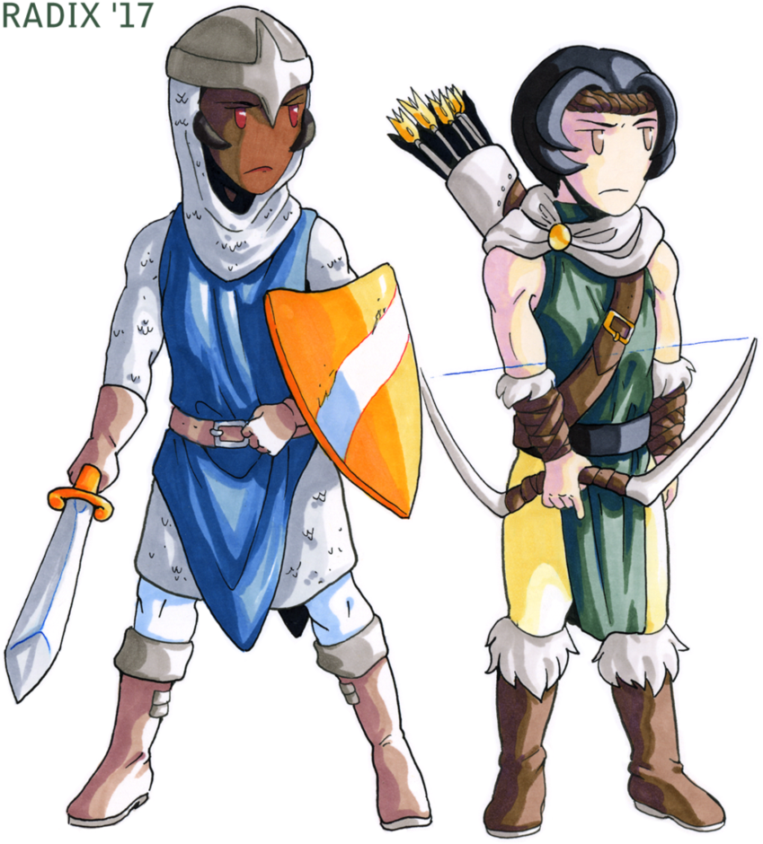 Warrior And Fir'bolg By General-radix - Fir Bolg Warrior (849x940)