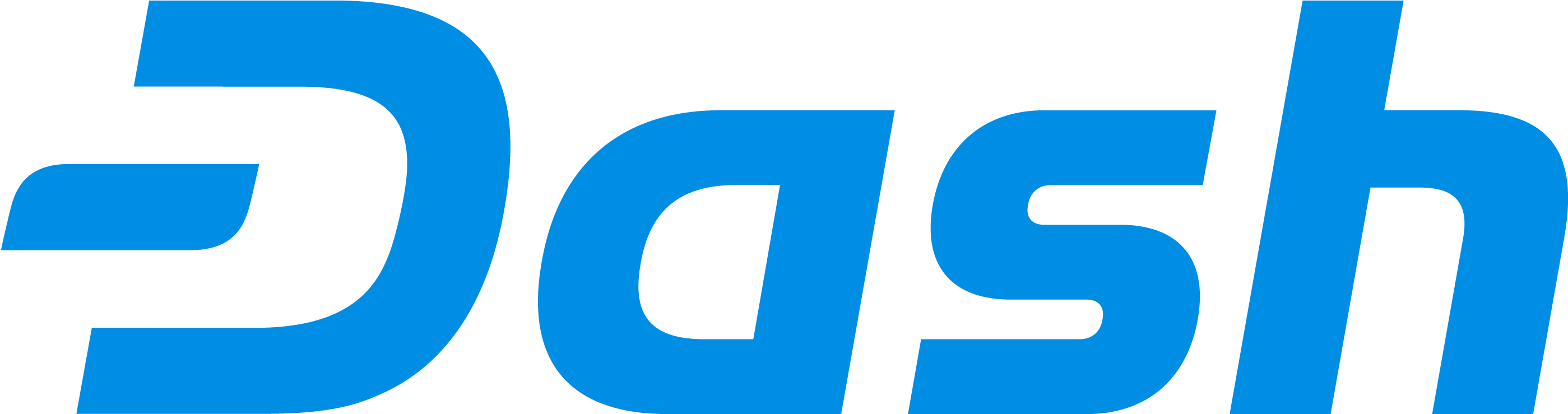 Rgb For Screens - Dash Digital Cash Logo (2878x844)