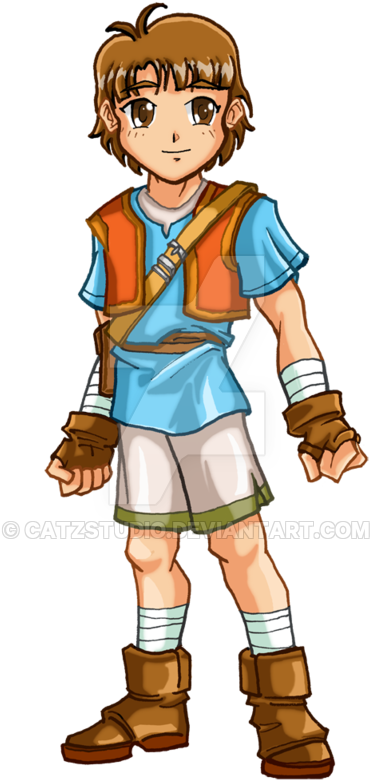 Y Warrior Boy By Catzstudio - Illustration (400x802)