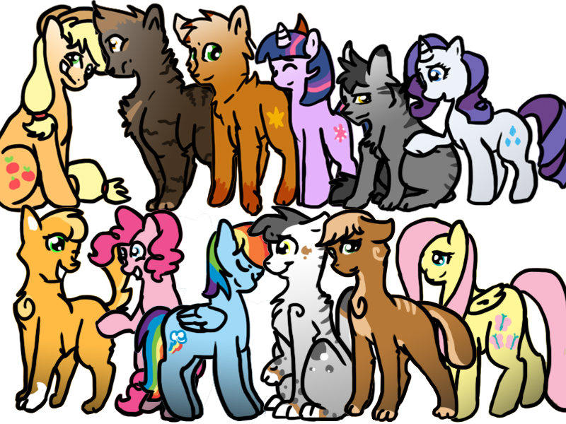 My Little Warrior Cats By Arianalovesyou - Warrior Cats And Mlp (800x600)