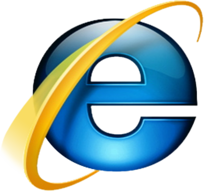Internet Explorer Merupakan Browser Yang Diluncurkan - Microsoft Internet Explorer Logo (400x375)