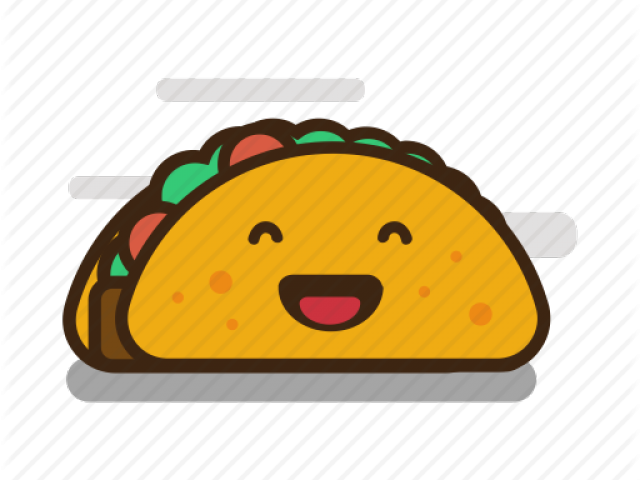 Cartoon Taco Pictures - Smiling Taco Png (640x480)