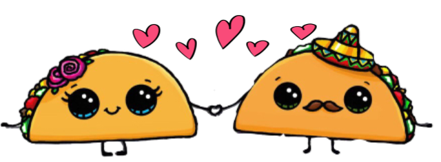 Sctaco Taco Cute Tacos Cindyj - Cute Taco Drawings (640x236)