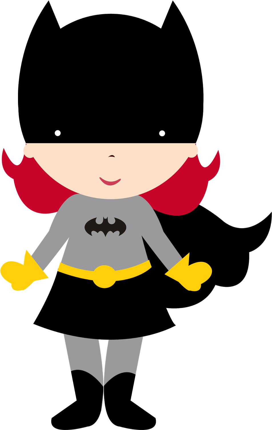 Cute Baby Superman Drawings For Kids - Batgirl Clipart (1142x1600)