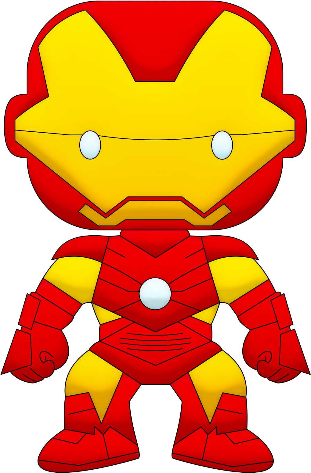 Baby Superman Clipart Download - Iroman Minus Png (1070x1599)