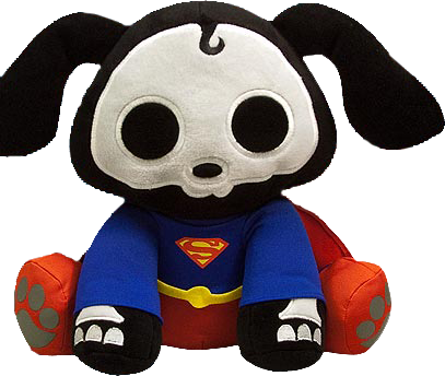 Toynami Skelanimals Dc Plush - Superman Dax (407x344)